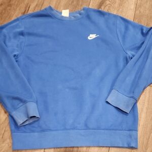 Nike Men's Vibrant Blue Crewneck Sweater